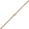 2,7mm Kette Collier Rundankerkette aus 585 Gold Rotgold, 55cm