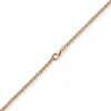 2,7mm Kette Collier Rundankerkette aus 750 Gold Rotgold, 42cm Unisex