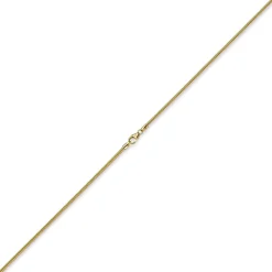 1,9mm Kette Collier Schlangenkette aus 585 Gold Gelbgold, 38cm, Damen