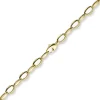 8,5mm Kette Halskette Collier Spitzoval aus 585 Gold Gelbgold 50cm