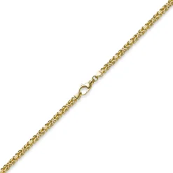 4mm Kette Halskette Königskette aus 750 Gold Gelbgold, 50cm