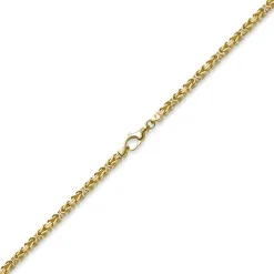 4mm Kette Halskette Königskette aus 585 Gold Gelbgold, 50cm