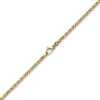 2,5mm Kette Halskette Königskette aus 585 Gold Gelbgold, 60cm, Unisex