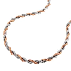 2mm Kette Kordelkette Halskette Halsschmuck, dünn, 375 Gold, 45cm, Damen