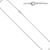 1,7 mm Kette Panzerkette aus 333 Gold Weißgold Halskette Halsschmuck, 36cm