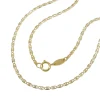 1,5mm Kette Phantasiekette Collier Halskette aus 375 Gold Gelbgold, 45cm