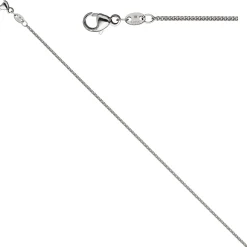 1,2mm Kette Rundpanzerkette aus 950 Platin Halsschmuck, 45cm