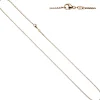 1,2mm Kette Venezianerkette aus 585 Gold Rotgold Halsschmuck Rotgoldkette, 42cm