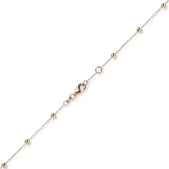 3mm Kügelchen Ankerkette Armband Armkette aus 585 Gold Rotgold 18-19cm
