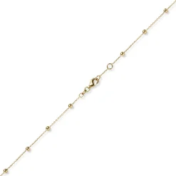 3mm Kügelchen Ankerkette Halskette Kette Collier aus 585 Gold Gelbgold 42-45cm