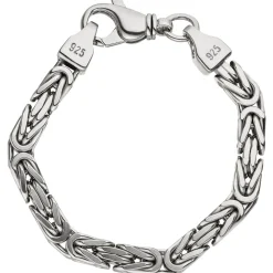 7mm Königsarmband Armband Armschmuck aus 925 Silber 23cm Herren