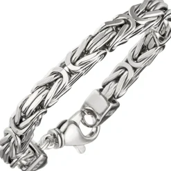 7mm Königsarmband Armband Armschmuck aus 925 Silber 23cm Herren