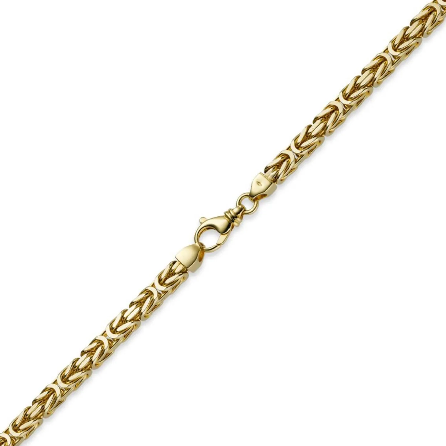 7mm Königskette aus 750 Gold Gelbgold Kette Halskette 65cm Herren