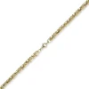 7mm Königskette aus 585 Gold Gelbgold Kette Halskette 50cm rund abgerundet