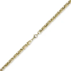 7mm Königskette aus 585 Gold Gelbgold Kette Halskette 60cm rund abgerundet