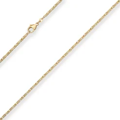 1,8mm Königskette Goldkette Collier Halskette aus 333 Gold Gelbgold 60cm