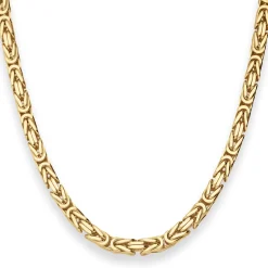 5,6mm Königskette Goldkette Collier Halskette aus 585 Gold Gelbgold 55cm