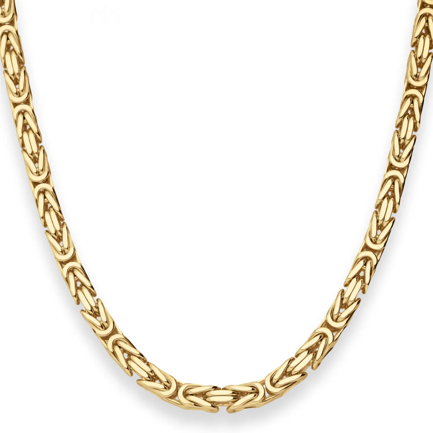 5,6mm Königskette Goldkette Collier Halskette aus 585 Gold Gelbgold 55cm