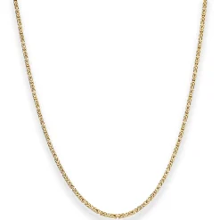 1,8mm Königskette Goldkette Collier Halskette aus 333 Gold Gelbgold 50cm