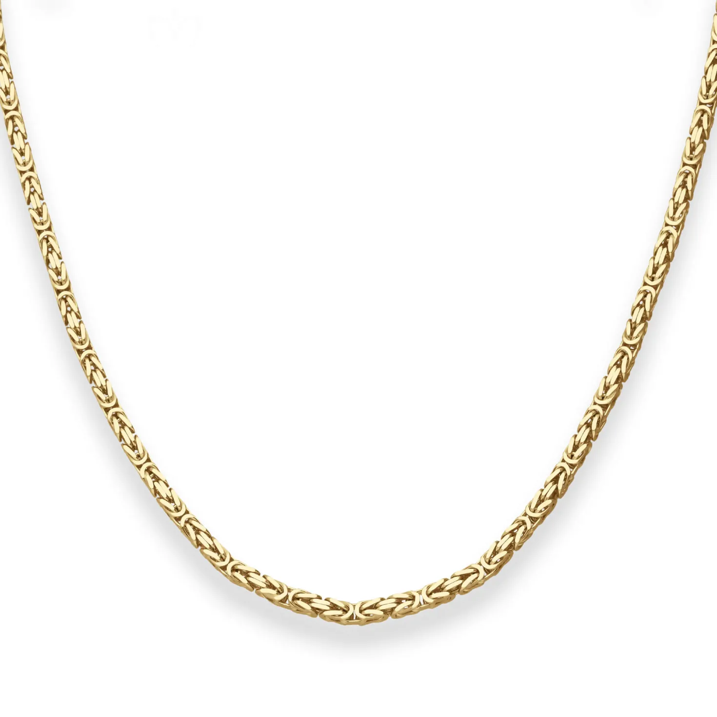 2,8mm Königskette Goldkette Collier Halskette aus 333 Gold Gelbgold 65cm