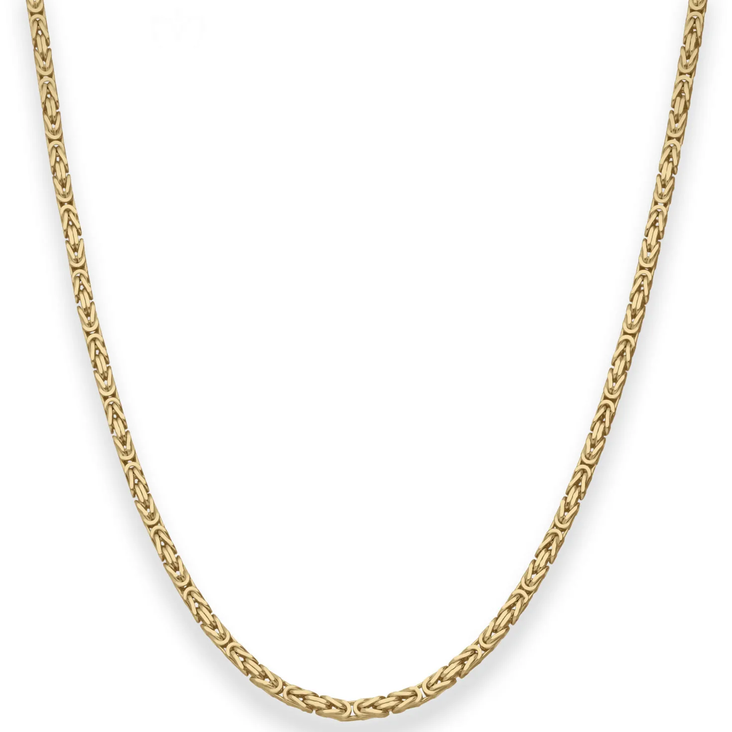 2,5mm Königskette Goldkette Collier Halskette aus 585 Gold Gelbgold 60cm