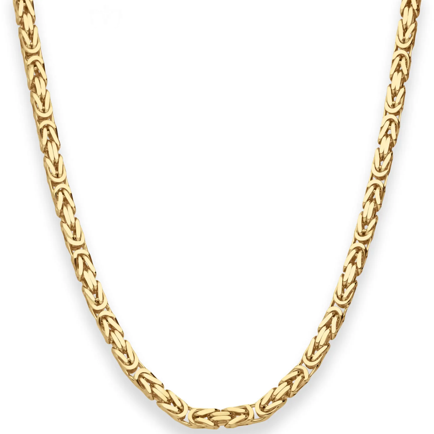 4mm Königskette Goldkette Collier Halskette aus 750 Gold Gelbgold 60cm
