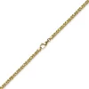 3,5mm Königskette Halskette Kette aus 750 Gold Gelbgold, 55cm, Herren