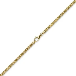 3,5mm Königskette Halskette Kette aus 750 Gold Gelbgold, 55cm, Herren