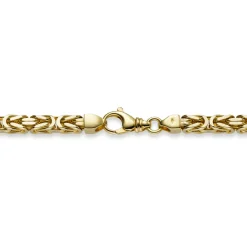 9mm Königskette Kette Halskette aus 585 Gold Gelbgold 60cm Herren