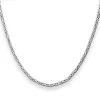 2,8mm Königskette Silberkette Collier Halskette aus 925 Silber rhodiniert 50cm