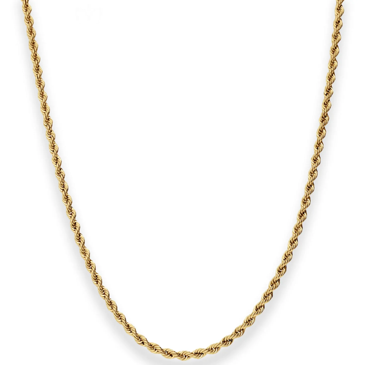 2,8mm Kordelkette Goldkette Collier Halskette aus 585 Gold Gelbgold 45cm