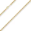 4,4mm Kordelkette Goldkette Collier Halskette aus 585 Gold Gelbgold 60cm