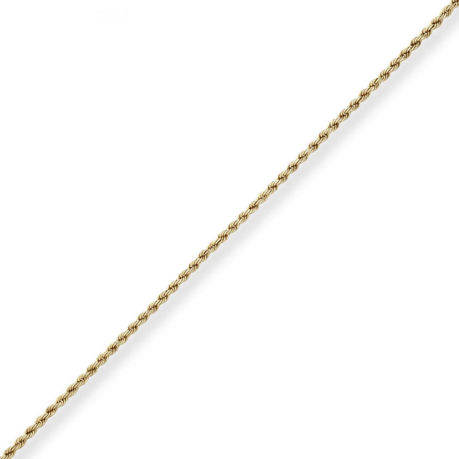 2,1mm Kordelkette Goldkette Collier Halskette aus 585 Gold Gelbgold 42cm