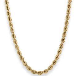 5,4mm Kordelkette Goldkette Collier Halskette aus 333 Gold Gelbgold 45cm