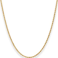 1,4mm Kordelkette massiv Goldkette Collier Halskette aus 750 Gold Gelbgold 42cm