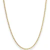 1,8mm Kordelkette massiv Goldkette Collier Halskette aus 750 Gold Gelbgold 50cm