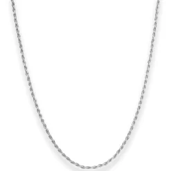 1,8mm Kordelkette massiv Silberkette Collier Halskette aus 925 Silber 55cm