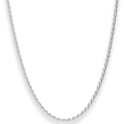 2,6mm Kordelkette massiv Silberkette Collier Halskette aus 925 Silber 42cm