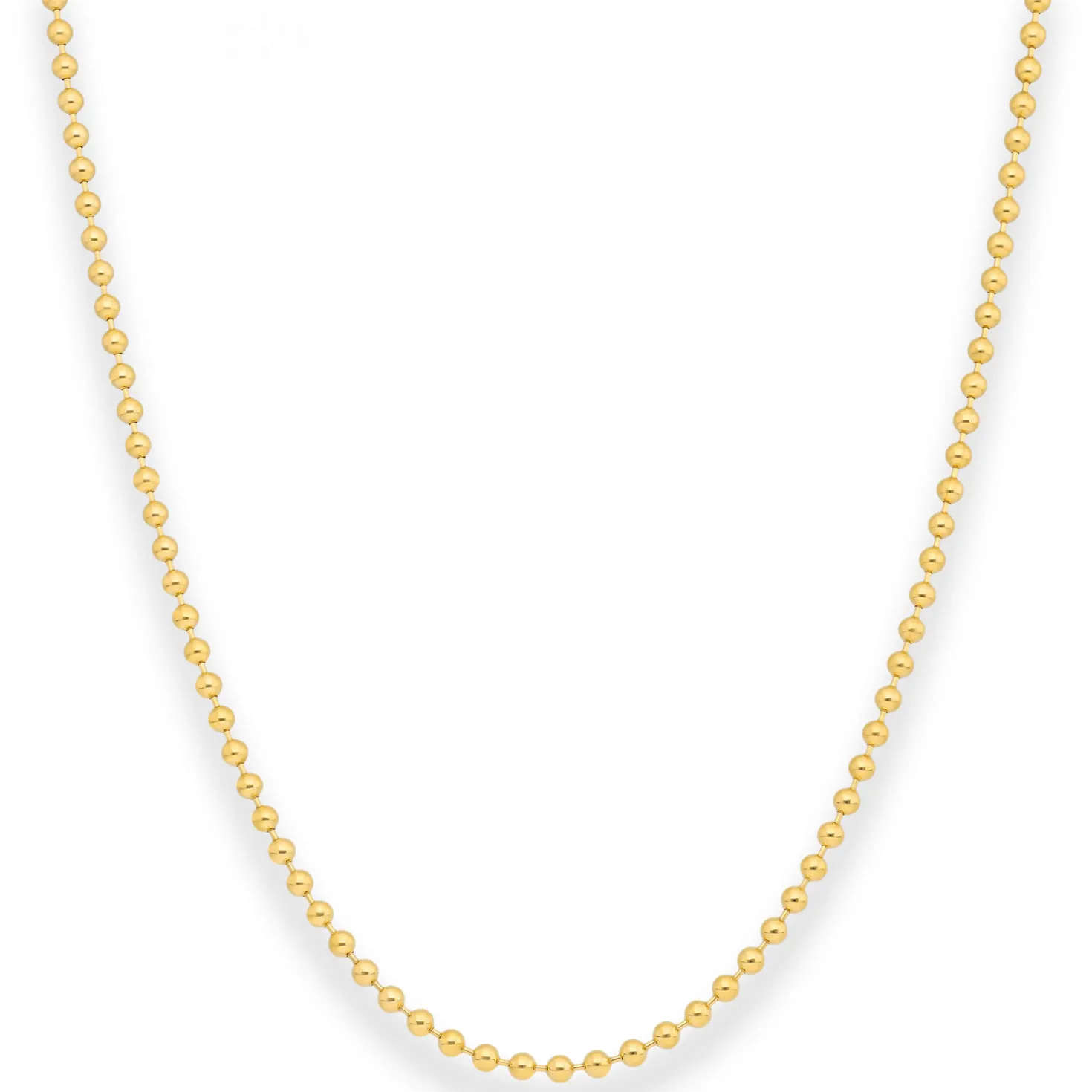 2,5mm Kugelkette Goldkette Collier Halskette aus 585 Gold Gelbgold 45cm