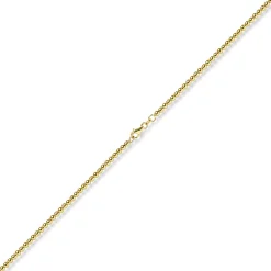 3mm Kugelkette Halskette Collier aus 585 Gold Gelbgold glatt glänzend 45cm