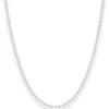 2,5mm Kugelkette Silberkette Collier Halskette aus 925 Silber 50cm