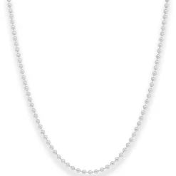 2,5mm Kugelkette Silberkette Collier Halskette aus 925 Silber 50cm
