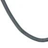 2mm LederketteHalskette Collier Kette Schnur aus Leder grau Unisex 100cm