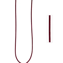 2mm Lederschnur Lederkette aus dunkelrotem Leder Lederschmuck, 100cm