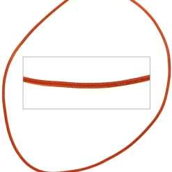2mm Lederschnur Lederkette aus hellbraunem Leder Lederschmuck, 100cm