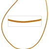 2mm Lederschnur Lederkette aus Leder in curry-Farbe Lederschmuck, 100cm