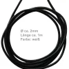2mm Lederschnur Lederkette aus weißem Leder Lederschmuck, 100cm