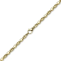 6,5mm Monte Carlo Armband Armkette aus 585 Gold Gelbgold massiv 22cm