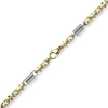 8,5mm Monte Carlo Armband aus 750 Gold Gelbgold Weißgold massiv bicolor 22cm