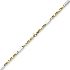 4,5mm Monte Carlo Kette Halskette 585 Gold Gelbgold Weißgold massiv 65cm Herren